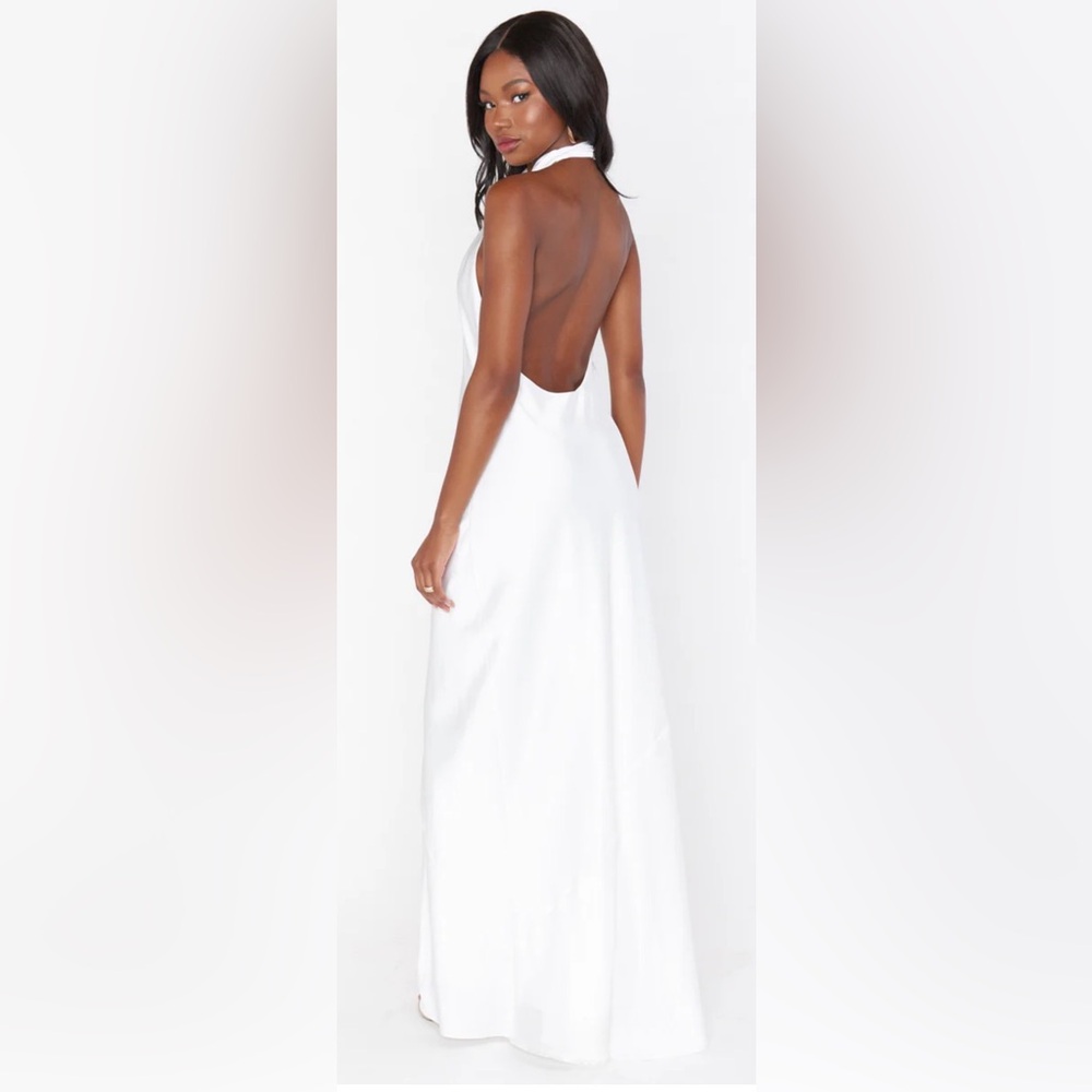 Nwt show me your mumu halter neck white ivory stained